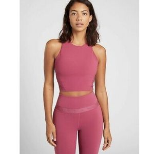 Athleta Conscious Crop Lux Lace - Size M (A-C cup)
